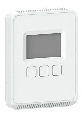Veris HW2LA2C Wall Humidity Sensor with 3-button LCD, 1k &amp;Omega; platinum RTD-