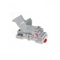 Veris VBD3B-F Socket Relay, DIN rail mount, 3PDT compatible-