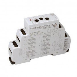 Veris VTD2P-UNI Time Delay Relay, universal voltage, DPDT output-
