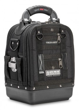 Veto Pro Pac TECH MCT Blackout Compact Customizable Tool Bag with tool and meter panels-