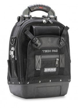 Veto Pro Pac TECH PAC Blackout Large Customizable Backpack with tool and meter panels-