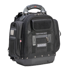 Veto Pro Pac TECH PAC MCP BLACKOUT Tool Backpack with tool and meter panels, compact, 51-pockets-