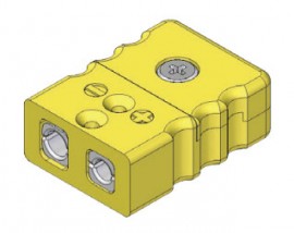 Watlow SCF-U-WAT Uncompensated Standard Connector, 425&amp;deg;F, female jack-