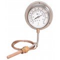 Weiss 35BL300-5 Surface Mount Thermometer with 5' Capillary, 30 to 300&amp;deg;F-