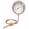 Weiss 35RB110-10 Panel Mount Thermometer with 10' Capillary, -40 to 110&amp;deg;F-