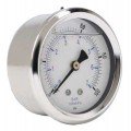 Weksler Glass 251C4PF Glycerin Filled Gauge, 2.5", 0/200 psi-
