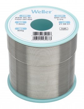 Weller T0051387499 WSW SC M1 Solder Wire, &amp;Oslash;0.039&amp;quot;, 17.637 oz-