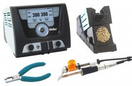 Weller WXD2010N 2-Channel Soldering and Desoldering Station, 200 to 255 W, 120 V-