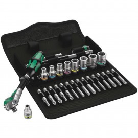 Wera 05004016001 Zyklop Speed Ratchet Set, 1/4" drive, metric-