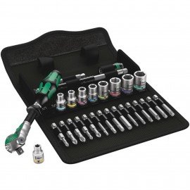 Wera 05004019001 Zyklop Speed Ratchet Set, 1/4&amp;quot; drive, SAE-