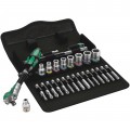 Wera 05004019001 Zyklop Speed Ratchet Set, 1/4&amp;quot; drive, SAE-