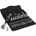 Wera 05004019001 Zyklop Speed Ratchet Set, 1/4&amp;quot; drive, SAE-