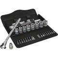 Wera 05004050001 Zyklop Metal Ratchet Set, 3/8&amp;quot; drive, 29-piece-