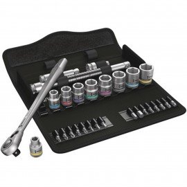 Wera 05004051001 Zyklop Metal Ratchet Set, 3/8&amp;quot; drive, SAE-