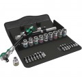 Wera 05004076001 Zyklop Speed Ratchet Set, 1/2&amp;quot; drive, 28-piece-