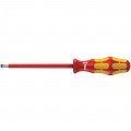 Wera 05006105001 VDE Insulated Screwdriver for Slotted Screws, 1,000 V, 8.27&amp;quot;-