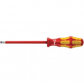 Wera 05006110001 VDE Insulated Screwdriver for Slotted Screws, 7.13&amp;quot;-