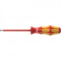 Wera 05006115001 Slotted Insulated Screwdriver, 4 mm, 4&amp;quot; shank-