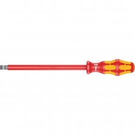 Wera 05006140001 Insulated Slotted Screwdriver, 3/8&amp;quot;, 12-3/16&amp;quot;-