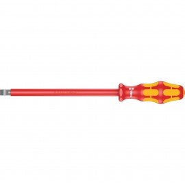 Wera 05006140001 Insulated Slotted Screwdriver, 3/8&amp;quot;, 12-3/16&amp;quot;-