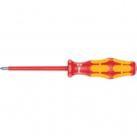 Wera 05006150001 Insulated Phillips Slotted Screwdriver, #0, 6-3/8&amp;quot;-