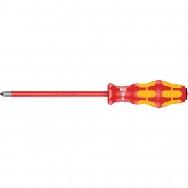 Wera 05006166001 Insulated Pozidriv Screwdriver, #3, 10-5/16&amp;quot;-