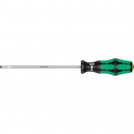 Wera 05008055001 Slotted Screwdriver, 1/4&amp;quot;, 6&amp;quot; shank-