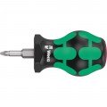 Wera 05008850001 Stubby Phillips Screwdriver, #1, 1&amp;quot; shank-