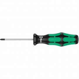 Wera 05009305001 Pozidriv Screwdriver, #0, 2-3/8&amp;quot; shank-