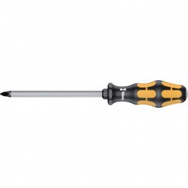 Wera 05017054001 Pozidriv Screwdriver, #3, 6&amp;quot; shank-