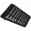 Wera 05020012001 Joker Ratcheting Combination Wrench Set, SAE, 8-piece-