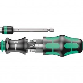 Wera 05051025001 Kraftform Kompakt 26 Multi Screwdriver, 6-in-1, 7-11/16&amp;quot;-
