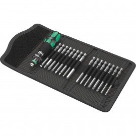 Wera 05051042001 Screwdriver and Bit Set, 17-piece, 6-3/32&amp;quot;-