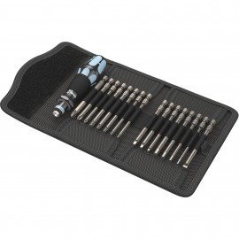Wera 0Kraftform Kompakt 5071117001 Screwdriver Bit Set, 17-Piece, Stainless Steel-