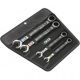 Wera 05073290001 Ratcheting Wrench Set, Metric, 4-piece-