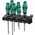 Wera 05105650001 Screwdriver Set, 6-pack, with rack-