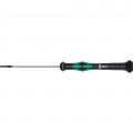 Wera 05118010001 Micro Series Precision Screwdriver, 3 mm Slot Cabinet, 3-1/8&amp;quot; shank-
