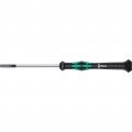 Wera 05118012001 Precision Screwdriver, 3.5 mm Slot Cabinet, 3-1/8&amp;quot; shank-