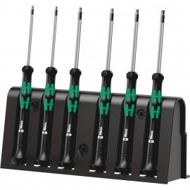 Wera 05118154001 Precision Screwdriver Set, 6-piece, tamper resistant torx-