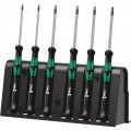 Wera 05118154001 Precision Screwdriver Set, 6-piece, tamper resistant torx-