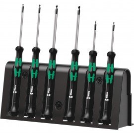 Wera 05118156001 Precision Screwdriver Set, 6-piece, hex-