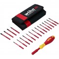 Wiha 28398 Insulated Blade Set, 1000 V, 19-piece-