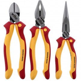 Wiha 32981 Insulated Pliers-Cutters Set, 1000 V, 3-piece-