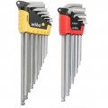Wiha 66982 Ball End Hex L-Key Set, Metric and Imperial, 22-piece-