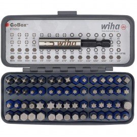 Wiha 76868 Impact Bit Set, 61-piece-