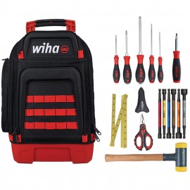 Wiha 91875 Industrial MRO Tool Kit in Backpack, 15-piece-