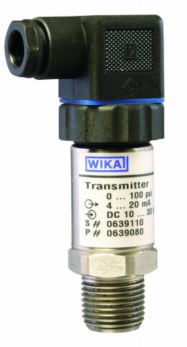 WIKA 55993838 General Purpose Pressure Transmitter, 0-100 PSI-