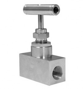 Winters NVA3005N Straight Body Stainless-Steel NACE Needle Valve, 0.75" male to 0.75" female NPT, 10,000 psi-