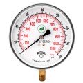 Winters PCT324LF Lead Free Contractor Gauge, 4.5&quot; Dial, 0/160 PSI/KPA, 1/4&quot; NPT LM-