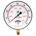 Winters PCT327LF Lead Free Contractor Gauge, 4.5" Dial, 0/400 PSI/KPA, 1/4" NPT LM-